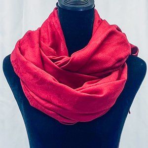 NEW Womens Holiday Rose Detailed Scarf Warm Winter Versatile Style Casual Corner